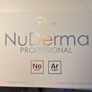 Pure NuDerna Professional High Frequ Therapy Wand Neon & Argon